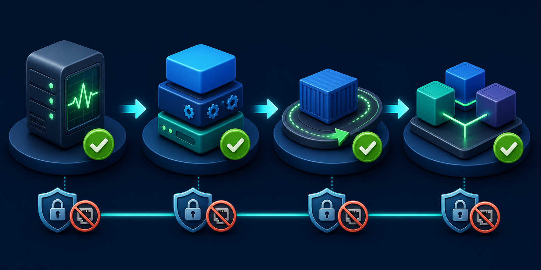 DockerサービスとEngineとテストコンテナとComposeを順番に確認する完了図